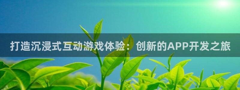 沐鸣娱乐2登录平台官网：打造沉浸式互动游戏体验：创新的APP开发之旅